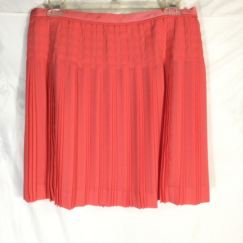 J. Crew Georgette Pleated Lined Mini Skirt - Picture 2 of 12